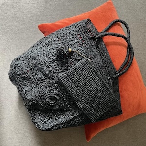 Nero raffia set
